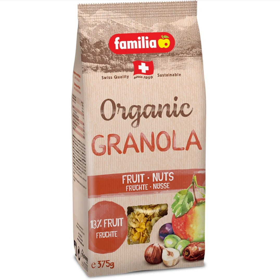 Familia Organic Granola with Fruit and Nuts