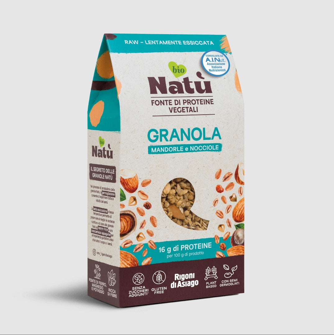 Natù Granola with Almonds and Hazelnuts