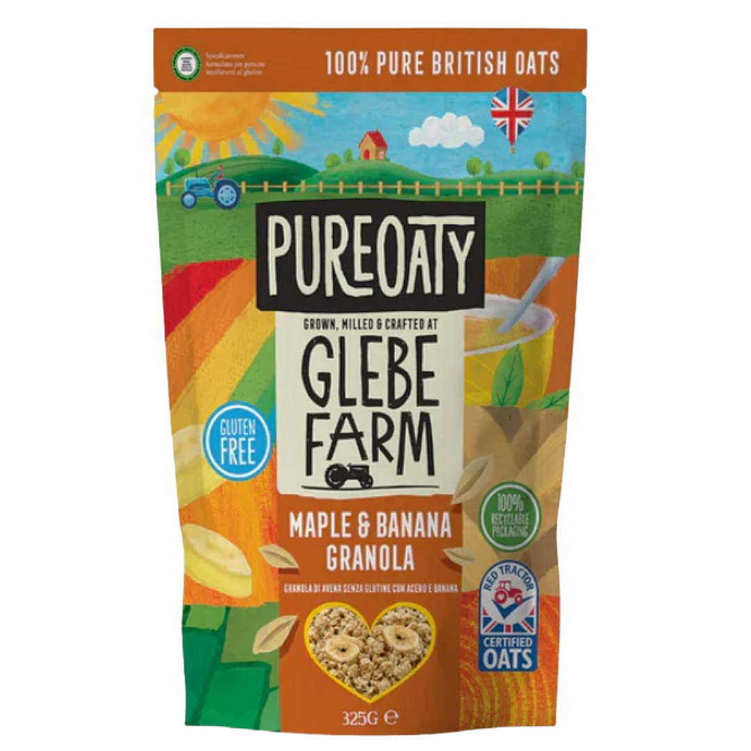 Glebe Farm PureOaty Maple & Banana Oat Granola