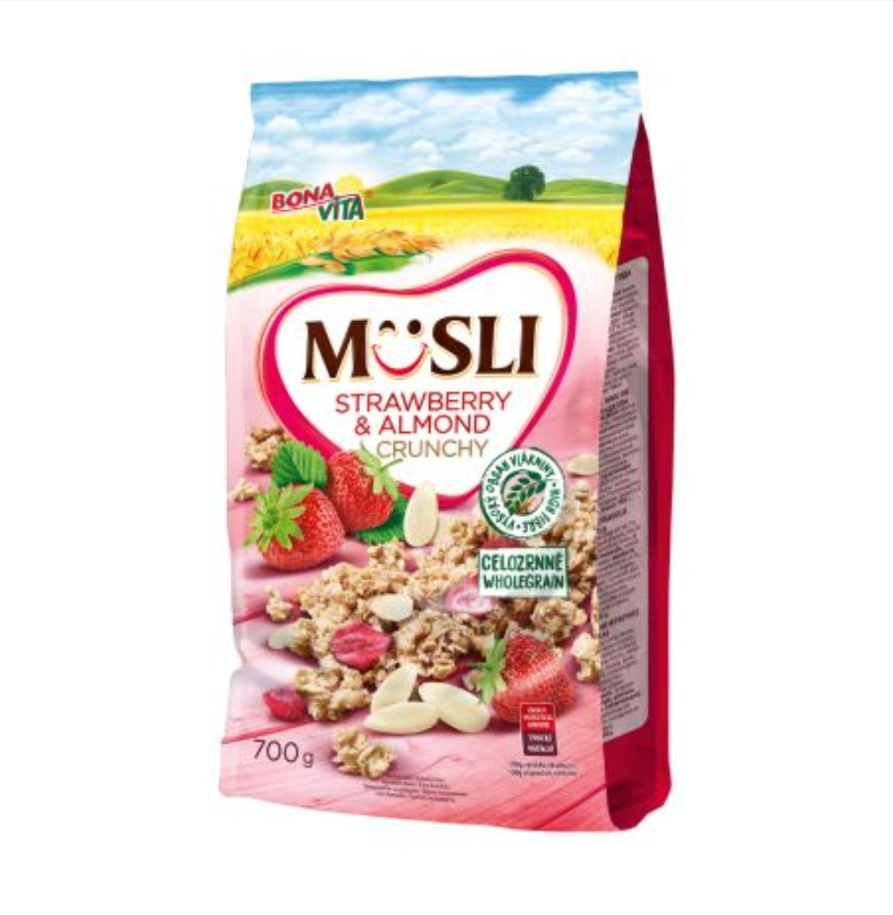 Bona Vita Muesli Strawberry & Almond Crunchy