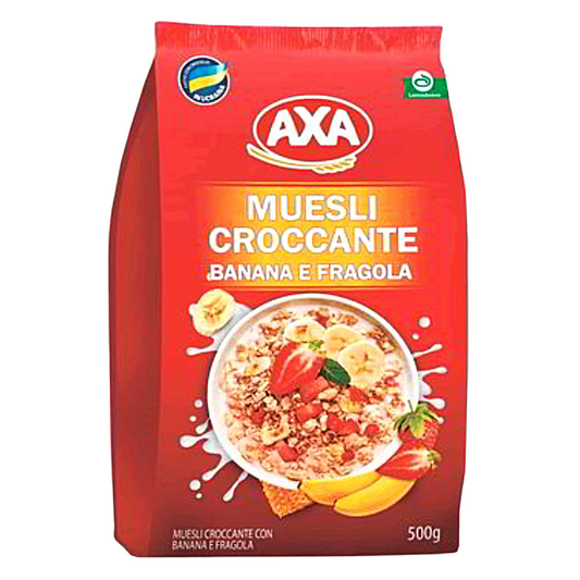 AXA Muesli Croccante Banana e Fragola
