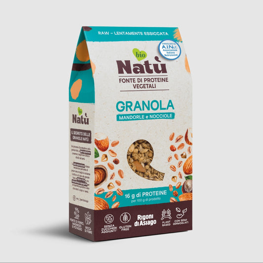 Natù Granola with Almonds and Hazelnuts