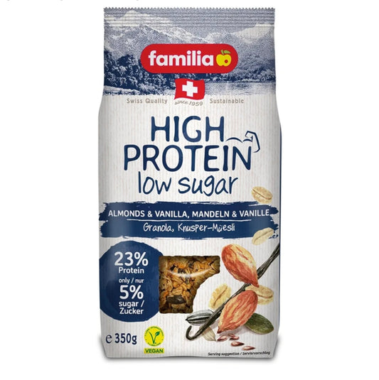 Familia High Protein Low Sugar Almonds & Vanilla Granola