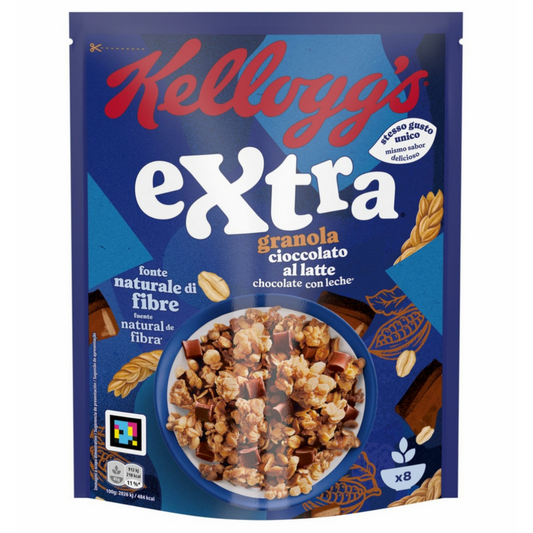 Kellogg's Extra Granola Cioccolato al Latte (Chocolate Milk)