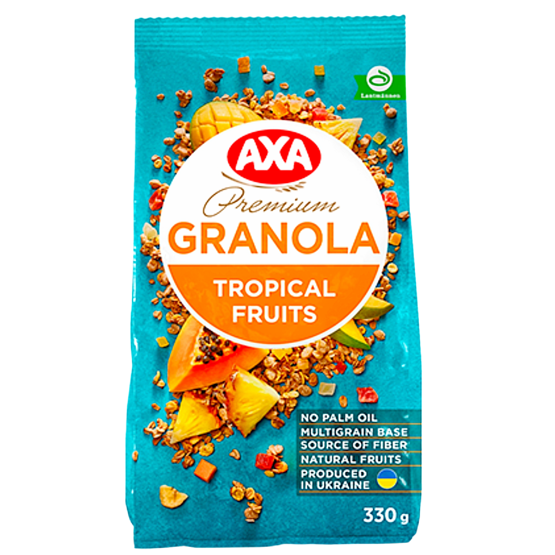 AXA Premium Granola with Tropical Fruits